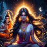 Ganapati learning from mata parvati