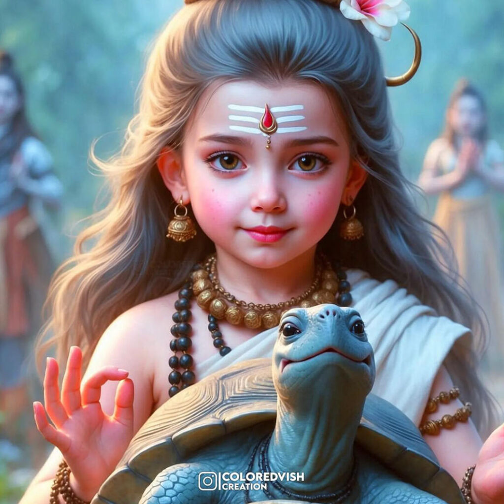 Image Of Lord Krishna Ghantee