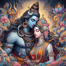 beautiful shiva parvati art