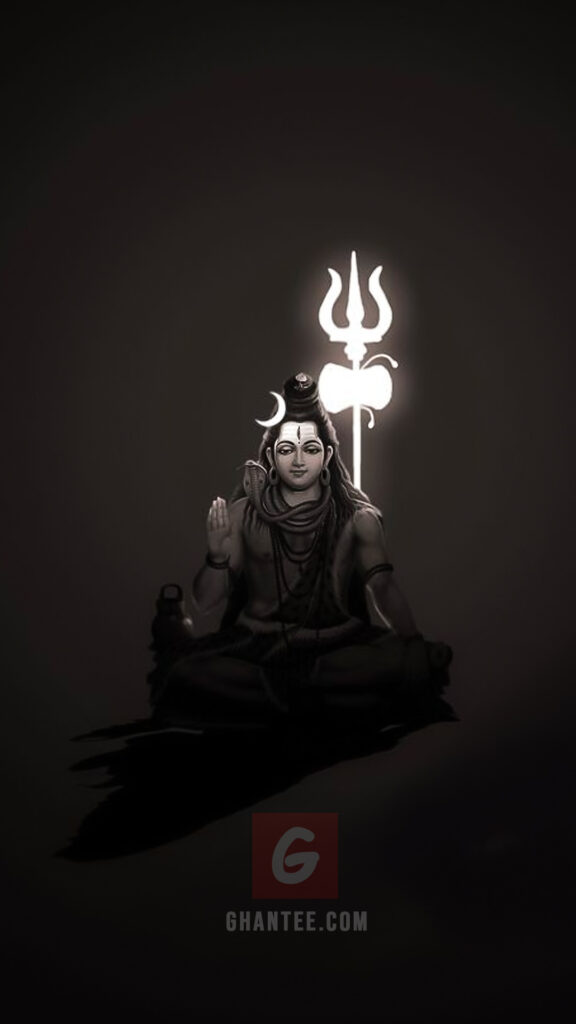 black lord shiva wallpaper