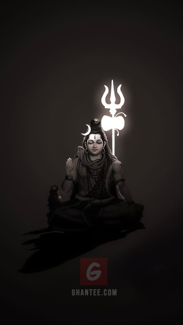 Free Download Lord Shiva Black Screen Wallpaper