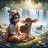 cute kanha relaxing