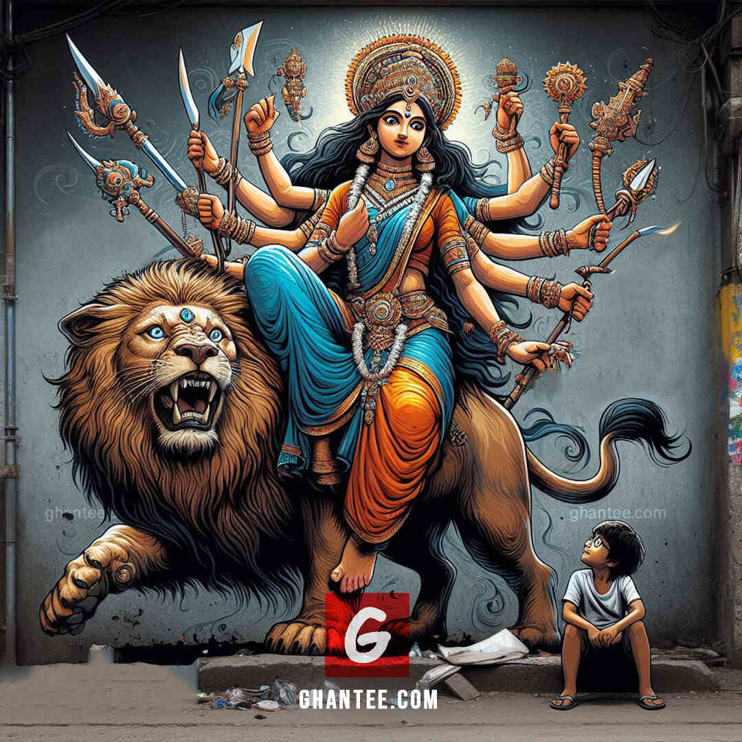 Durga Goddess elemental – Festive (Instant Transfer Sheet) – Kraftily  Konnect