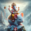 ganpati on his mouse