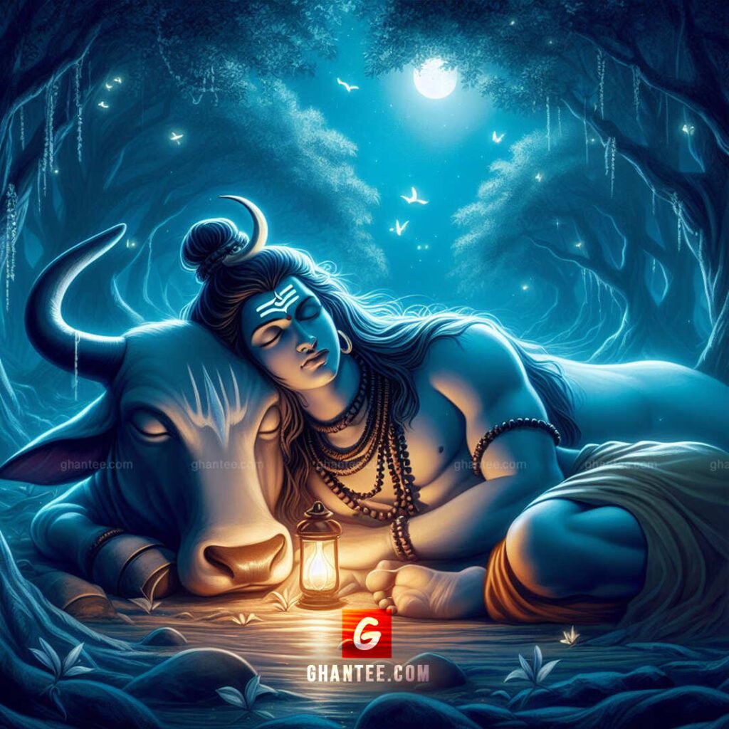 good night beautiful shiva image by ghantee.com