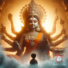 huge durga mata image HD
