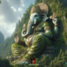 huge lord ganesha statue HD image