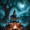 lord shiva beautiful night image