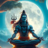 mahadev mystical night wallpaper
