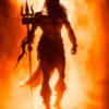 mahadev powerful silhouette image HD