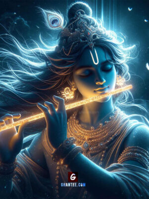 mesmerising krishna doing what he is best at