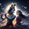 radha krishna good night image