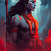 red mahadev wallpaper