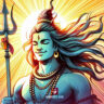 smiling shiva illustration