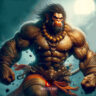 super powerful angry bajrangbali image
