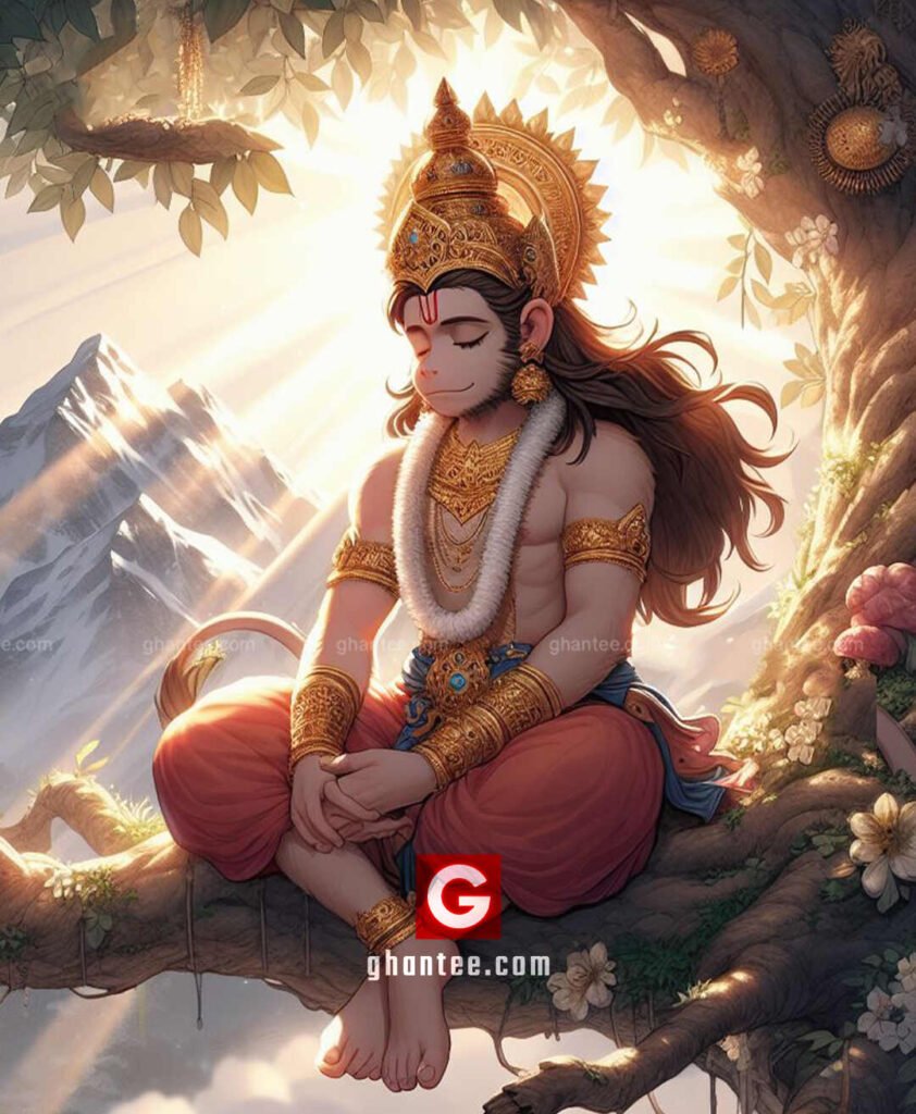 hanuman is waiting for lord Rama
