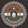 happy republic day rangoli design