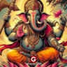 lord ganesha vibrant HD image