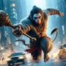 lord hanuman latest action image