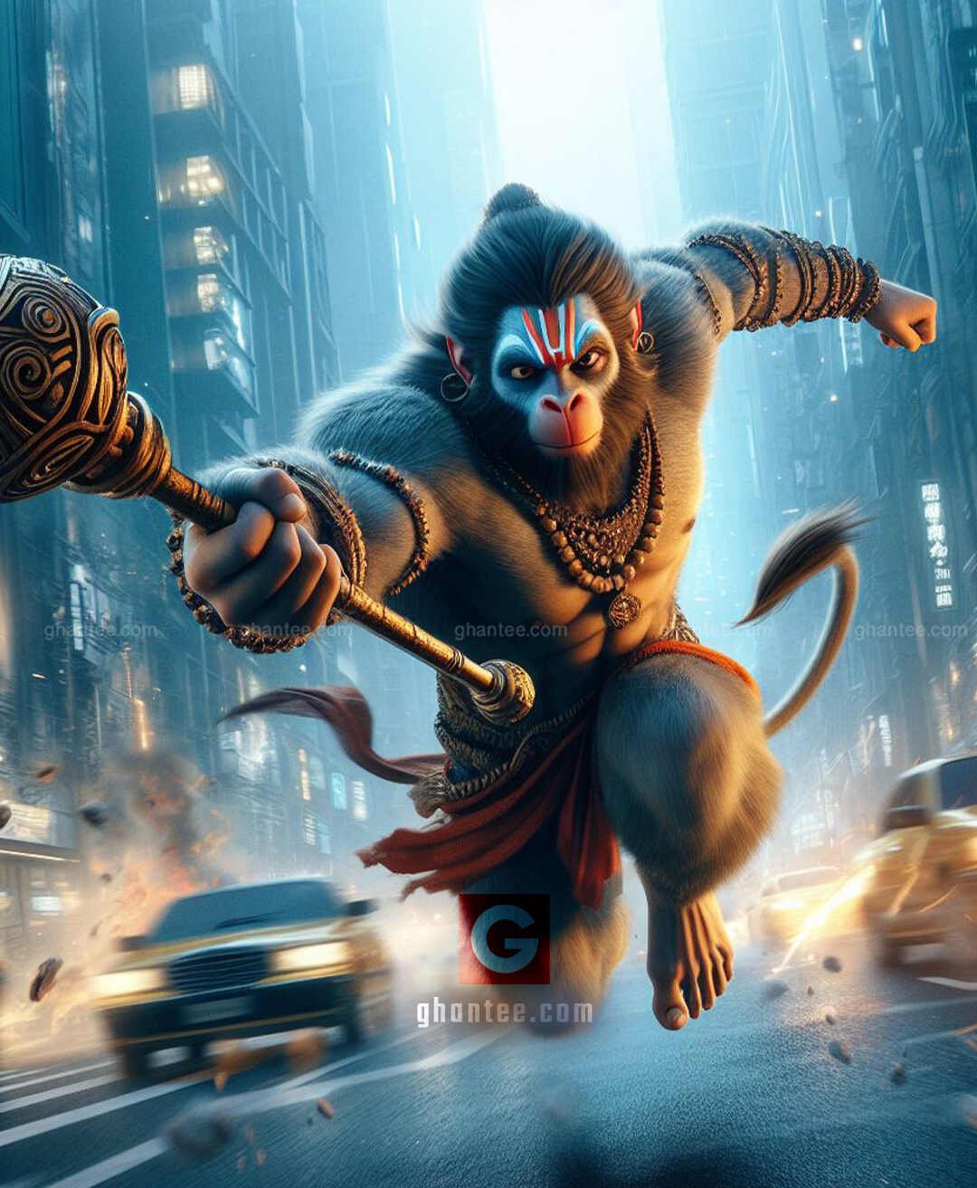 lord hanuman latest action image