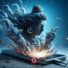 mahadev on a phone 3d image