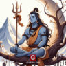 mahadev simple illustration