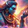 shiva in sync with the nature