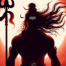 shiva silhouette hd phone wallpaper