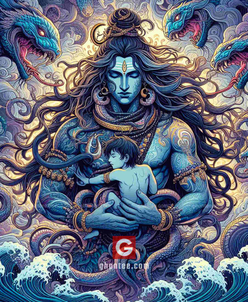 shiva with a child