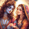 unreal radha krishna HD image