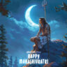divine night happy mahashivratri image