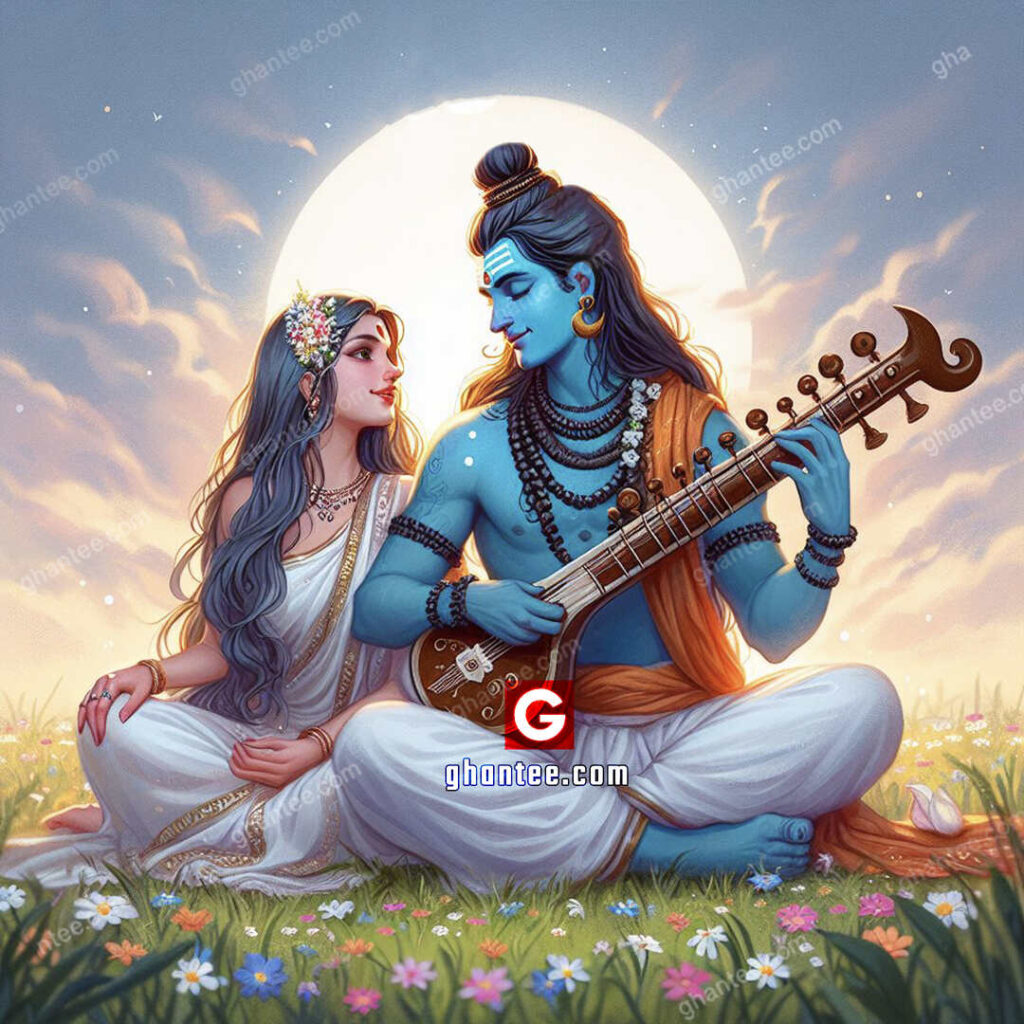 god shiva and parvati image