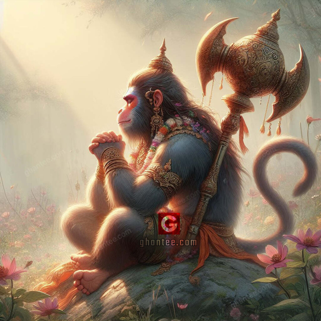 hanuman ji morning image