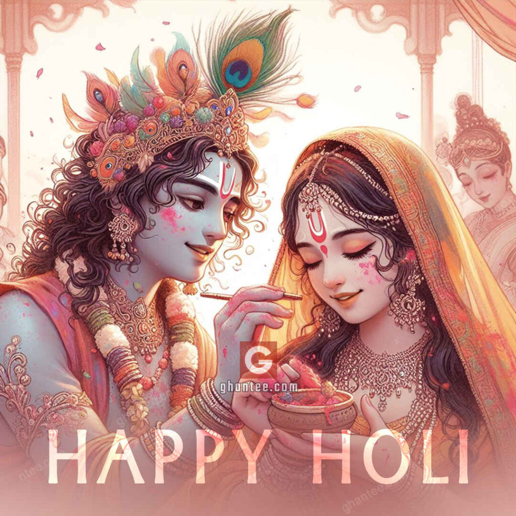 happy holi image radhakrishna