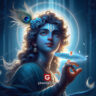 lord krishna with sudarshan chakra