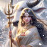 mata mahagauri day 8 navratri image
