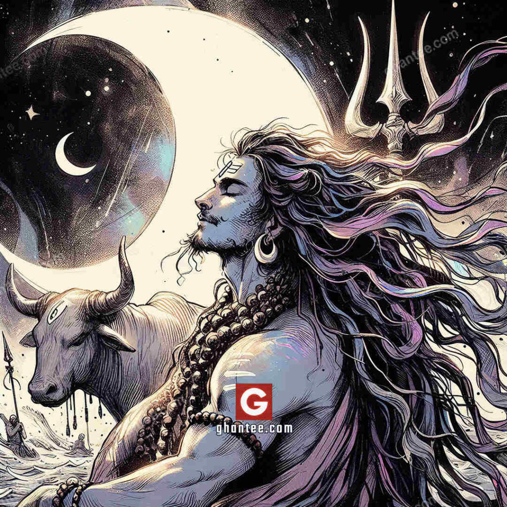 4k mahadev and nandi sketch art