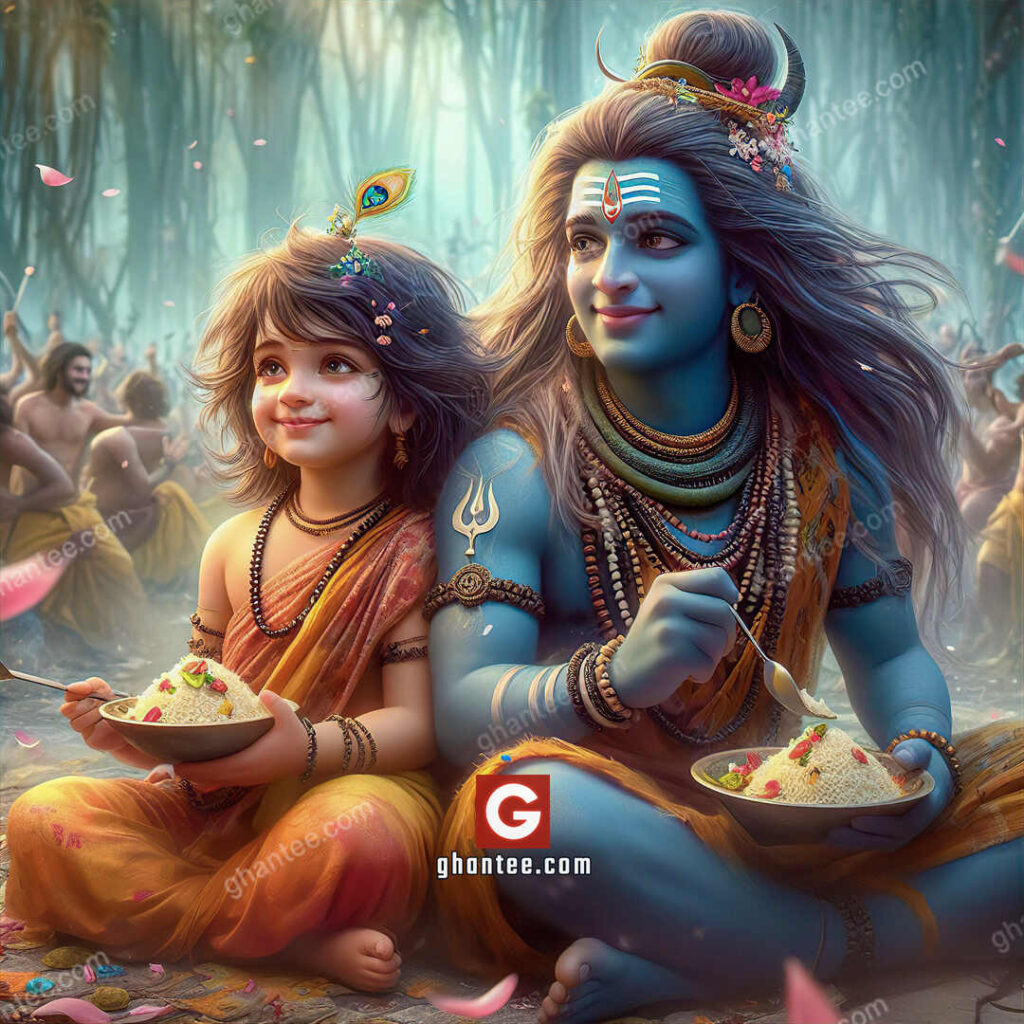 makar sankranti bholenath and krishna