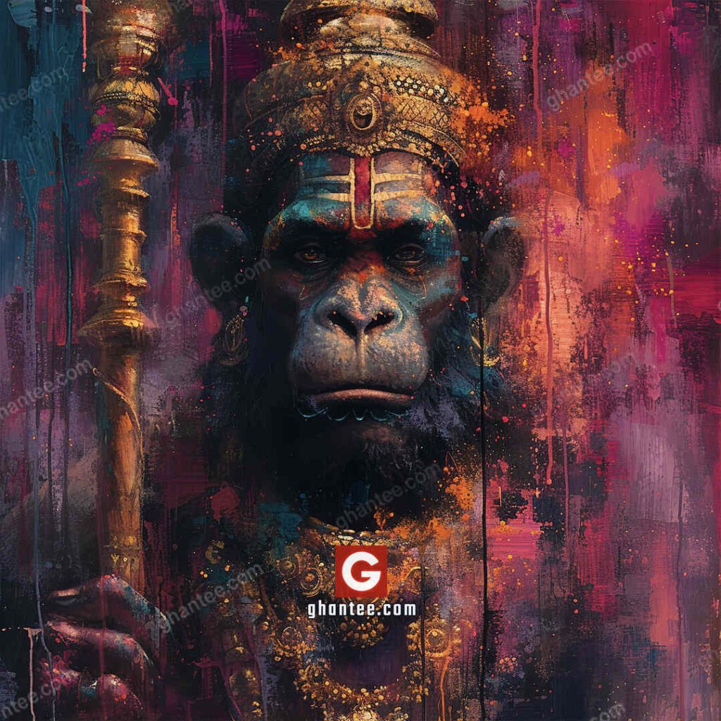 lord hanuman ai paint image