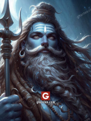 lord shiva with beard 8k