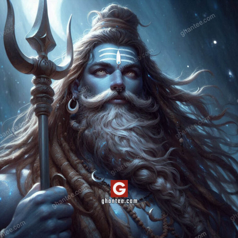 lord shiva with beard 8k - ghantee