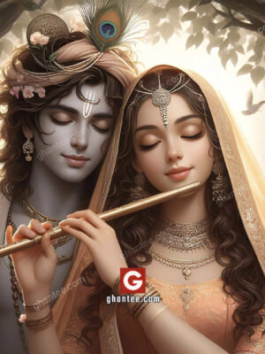 romantic radha krishna image 4k