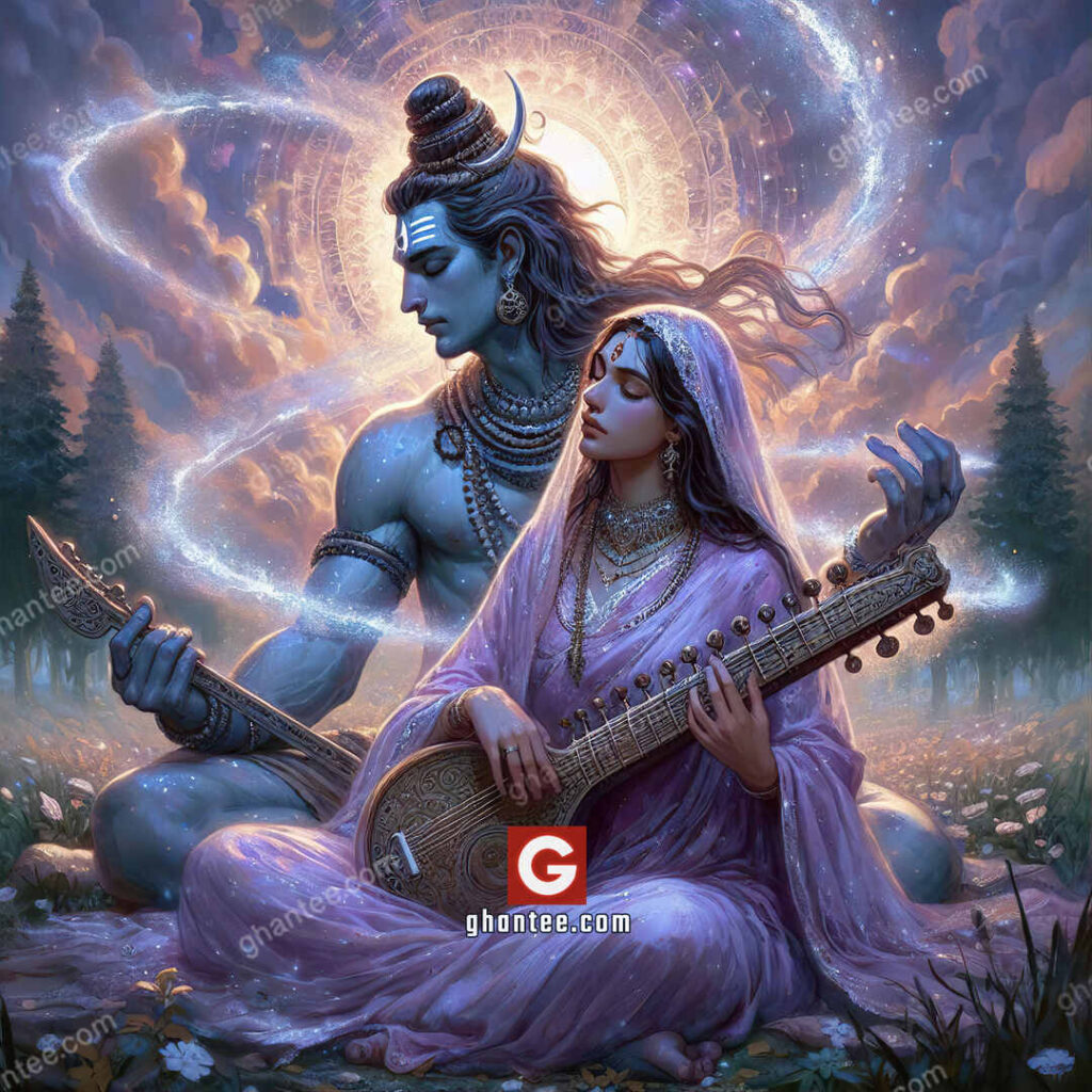 shiv parvati wallpaper 4k