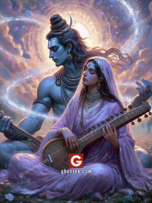 shiv parvati wallpaper 4k