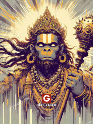 lord hanuman hd wallpaper abstract art
