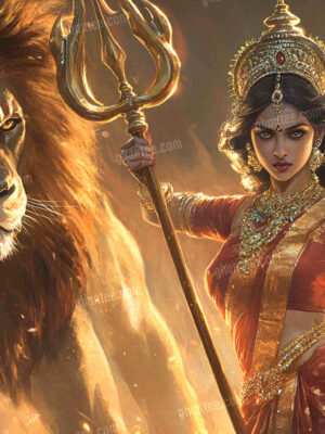 maa Durga HD pc wallpaper