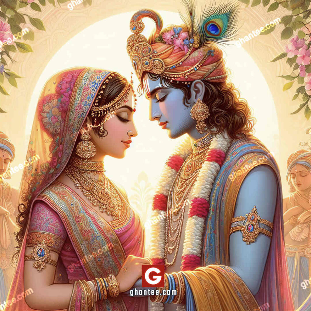 radha krishna vivah image