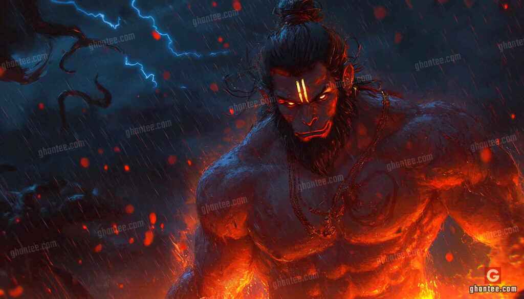 super powerful bodybuilder hanuman wallpaper (1)