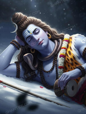 resting mahadev pc wallpaper