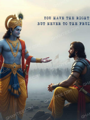 Bhagavad Gita Krishna Quote Wallpaper